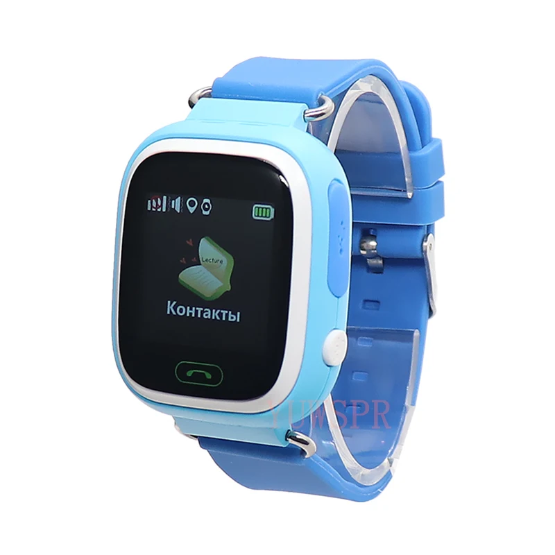 Детские Смарт-часы Q90 с GPS-трекером поддержка иврита датчиком защиты от потери