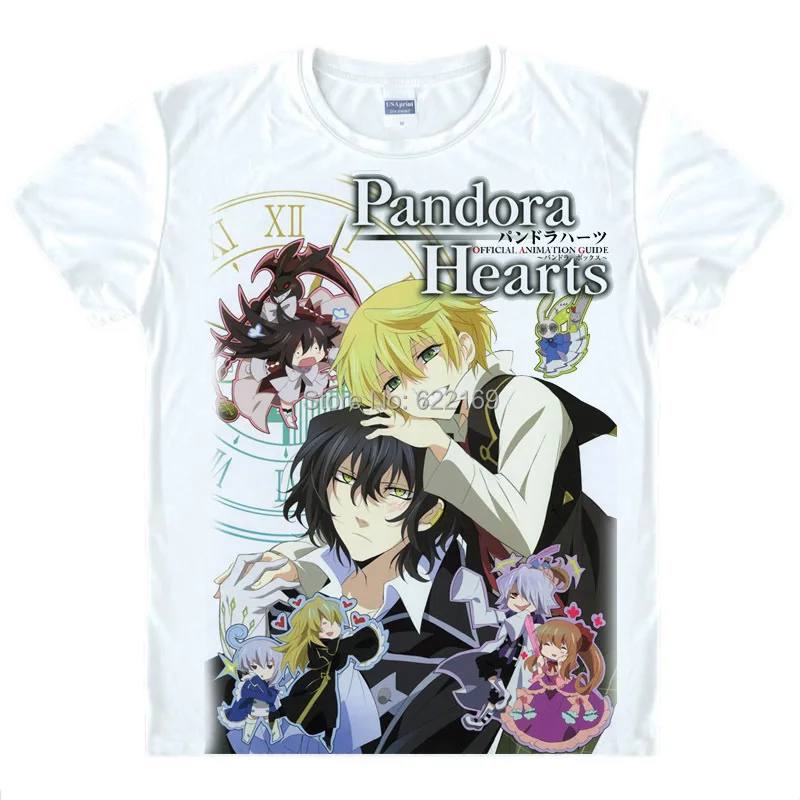 Фото Футболка для косплея Pandora Hearts Oz, Мужская футболка известного японского аниме, уникальный подарок №3