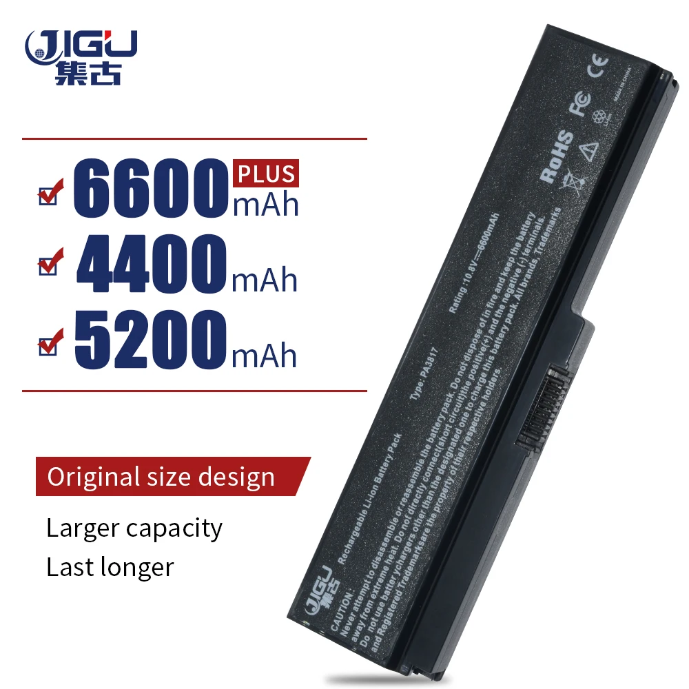 

JIGU Laptop Battery For Toshiba Satellit PA3818U-1BRS PABAS117 PABAS178 PABAS201 PABAS227 PABAS228 PABAS229 li-ion