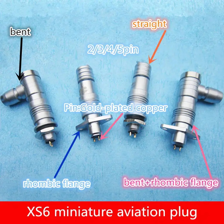 Миниатюрная авиационная розетка 1 шт. AP031 XS6 2/3/4/5 Pin разъем YC6 размер отверстия 6 мм
