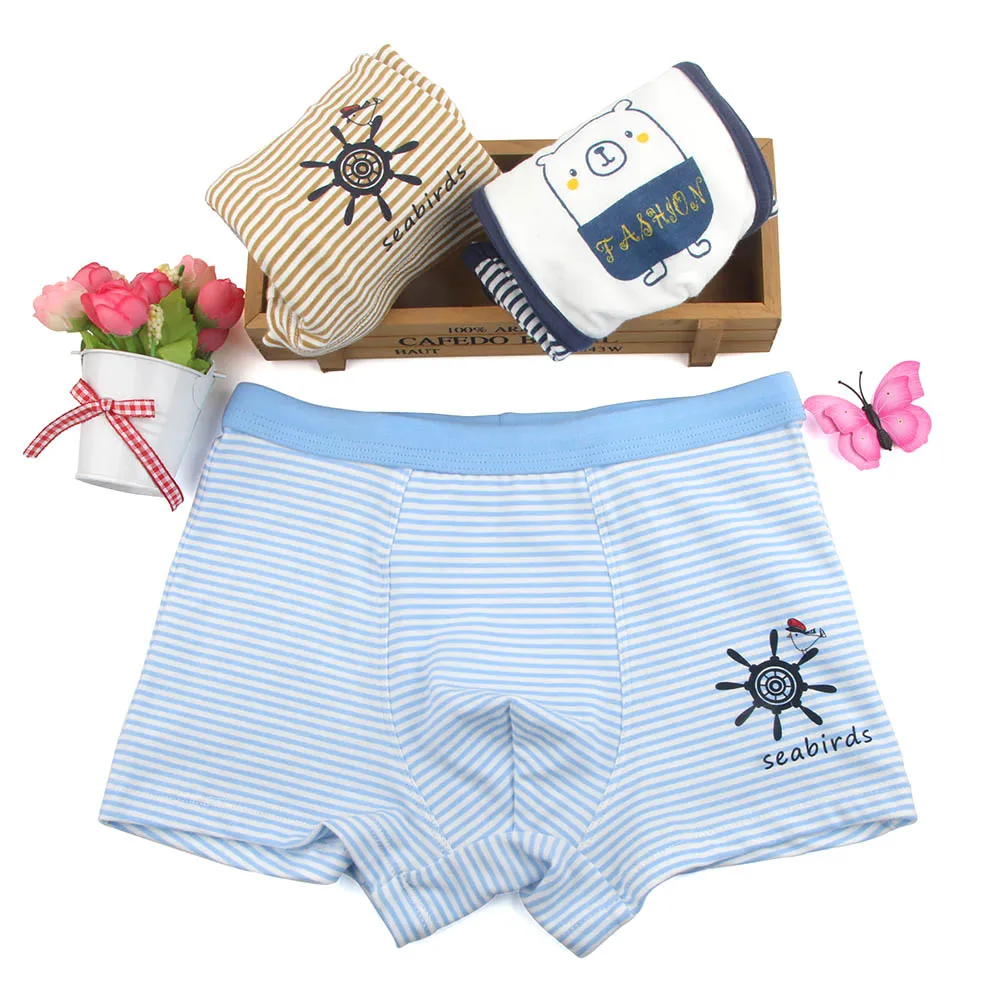 2019 новый комплект одежды из 3 вещей для 95% cottonBoys нижнее белье с рисунком