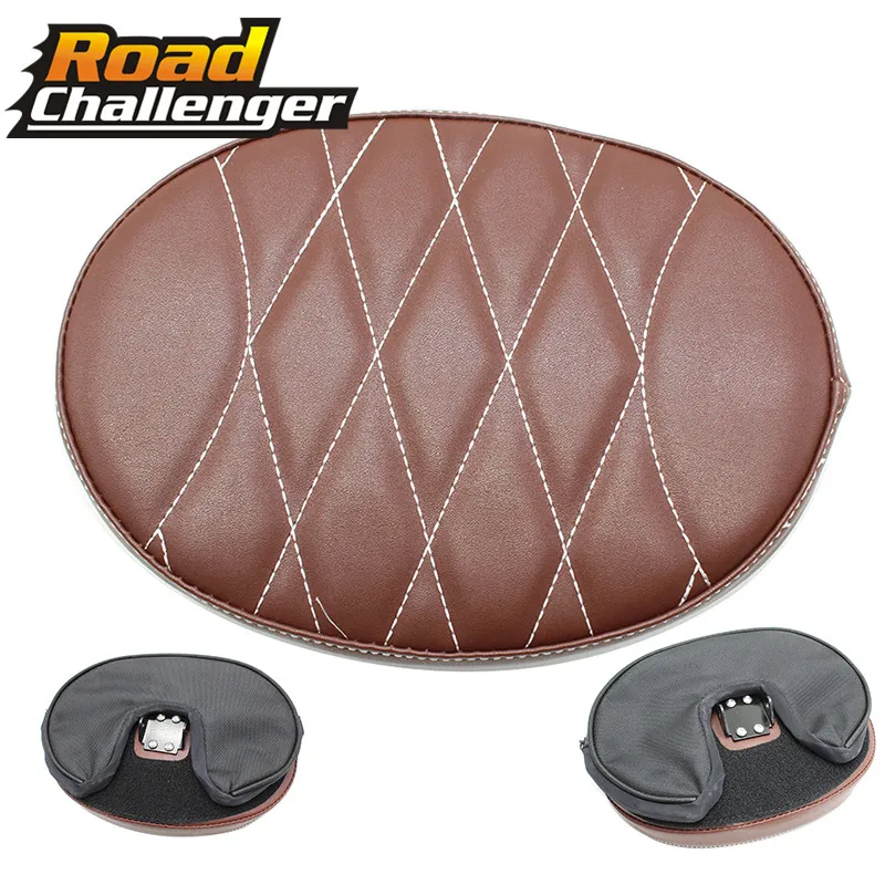 

Passenger Sissy Bar Backrest Cushion Pad For Harley Touring Road King Street Electra Glide Street Road Glide FLHX 1997-2019