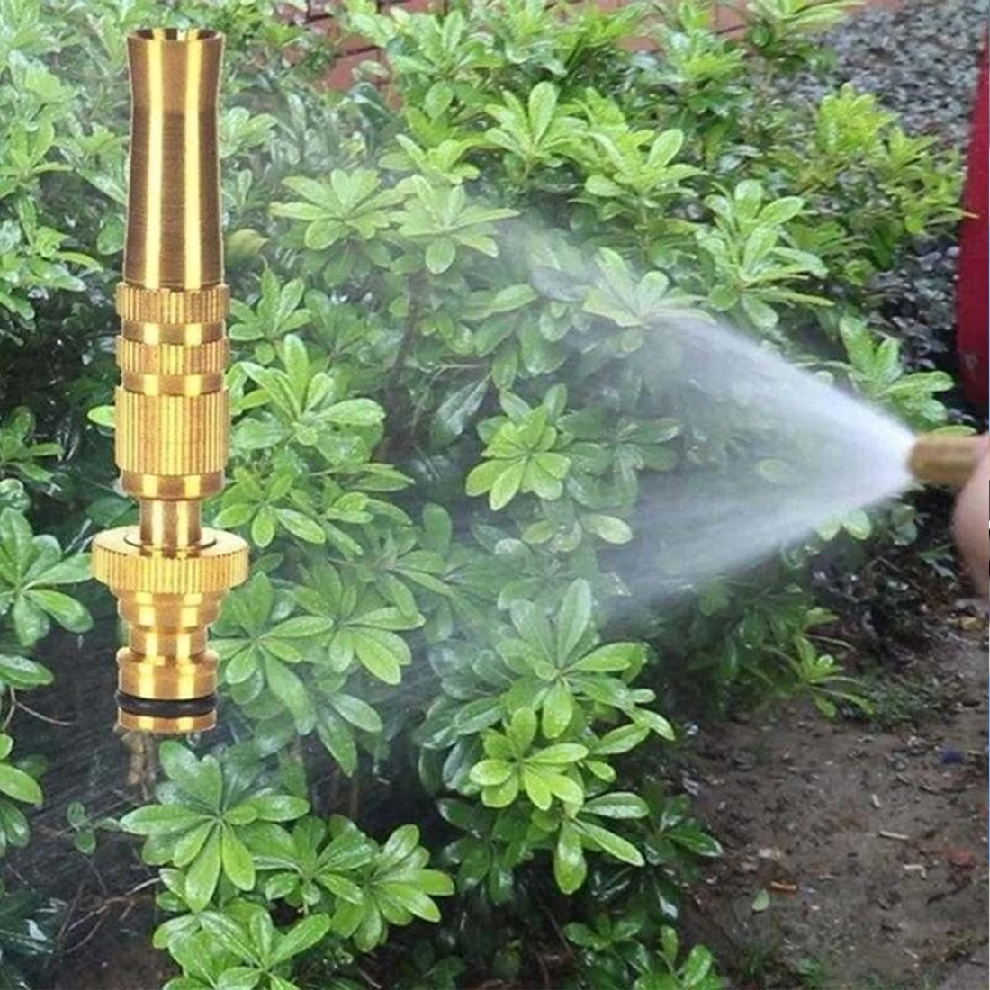 

1pcs Garden Irrigation Spray Gun Adjustable Brass Sprinkler Garden Hose Sprinkler System Car Wash lawn Watering Water Gun