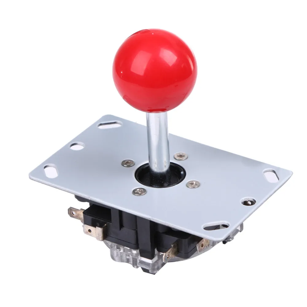 Топ Классический 4/8 способ аркадная игра шар джойстика Joy Stick красный шар Замена использует для 4 микропереключателей для обнаружения положения ВКЛ/ВЫКЛ