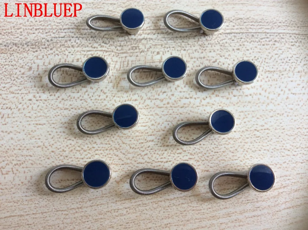 Новое поступление 6 шт. металлическая голубая рубашка Эспандеры для воротника