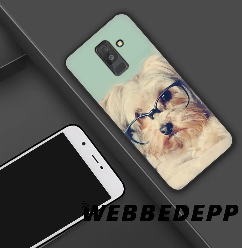 WEBBEDEPP йоркширский терьер собака милый мягкий силиконовый чехол для Samsung Galaxy A9 A8 A7