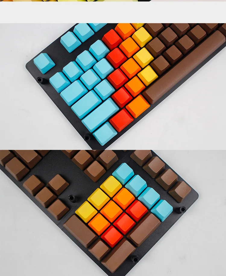 108 ключ PBT OEM профиль Радуга/1976 пустые колпачки для MX переключатели механическая клавиатура