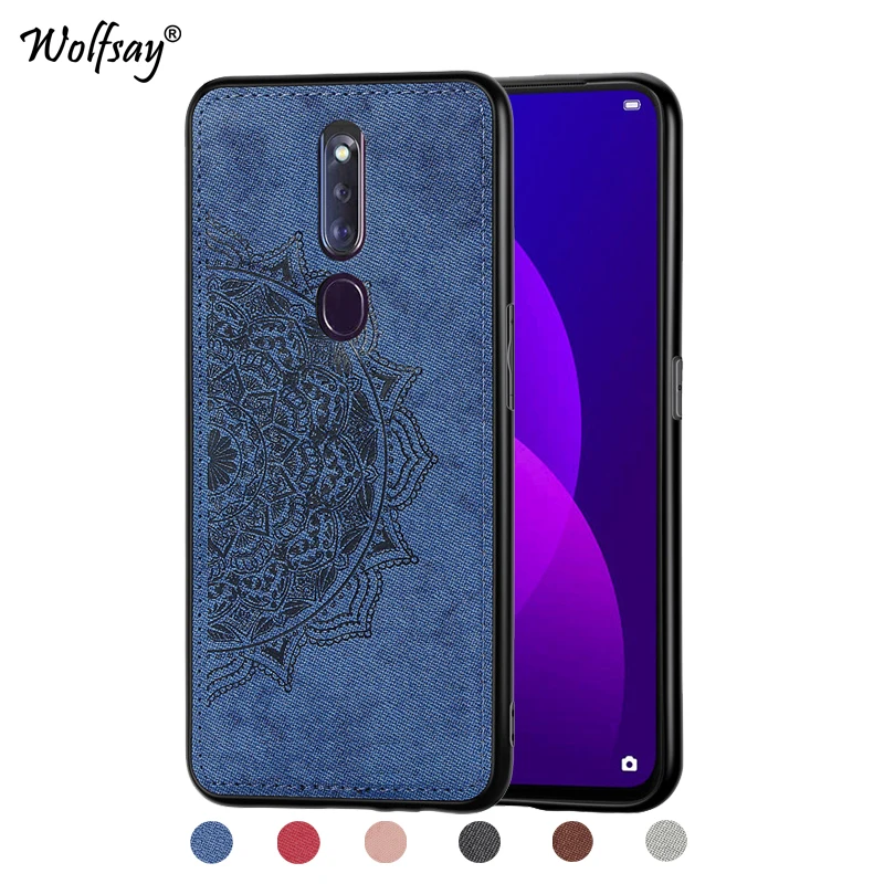 Чехол для OPPO F11 Pro чехол A52 A72 A92 A91 A9 F15 Reno противоударный мягкий тпу тканевый бампер
