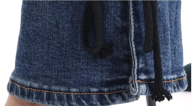 2019 new summer autumn Fashion casual sexy cotton brand plus size personality female women girls flare pants jeans clothes 79210 |