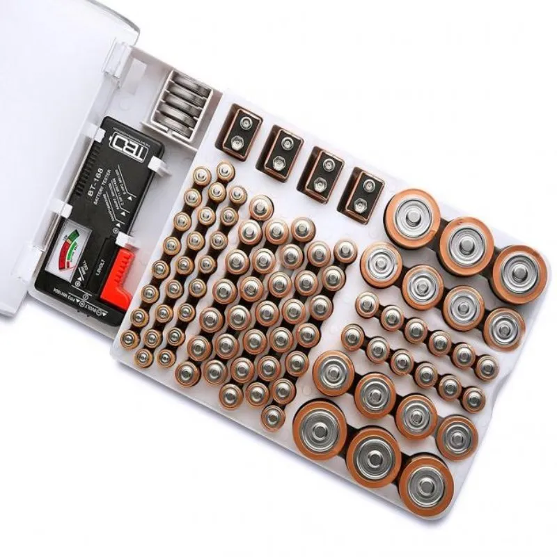 Новый органайзер для аккумулятора чехол хранения пластиковых аккумуляторов