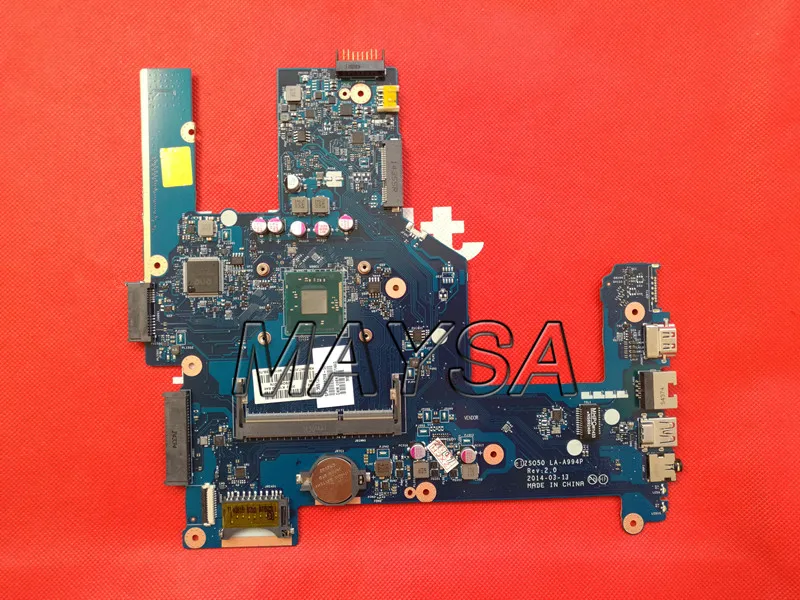 

Высокое качество 759878-001 759878-501 Материнская плата подходит для HP 15-R серии Материнская плата ZS050 LA-A994P N3520