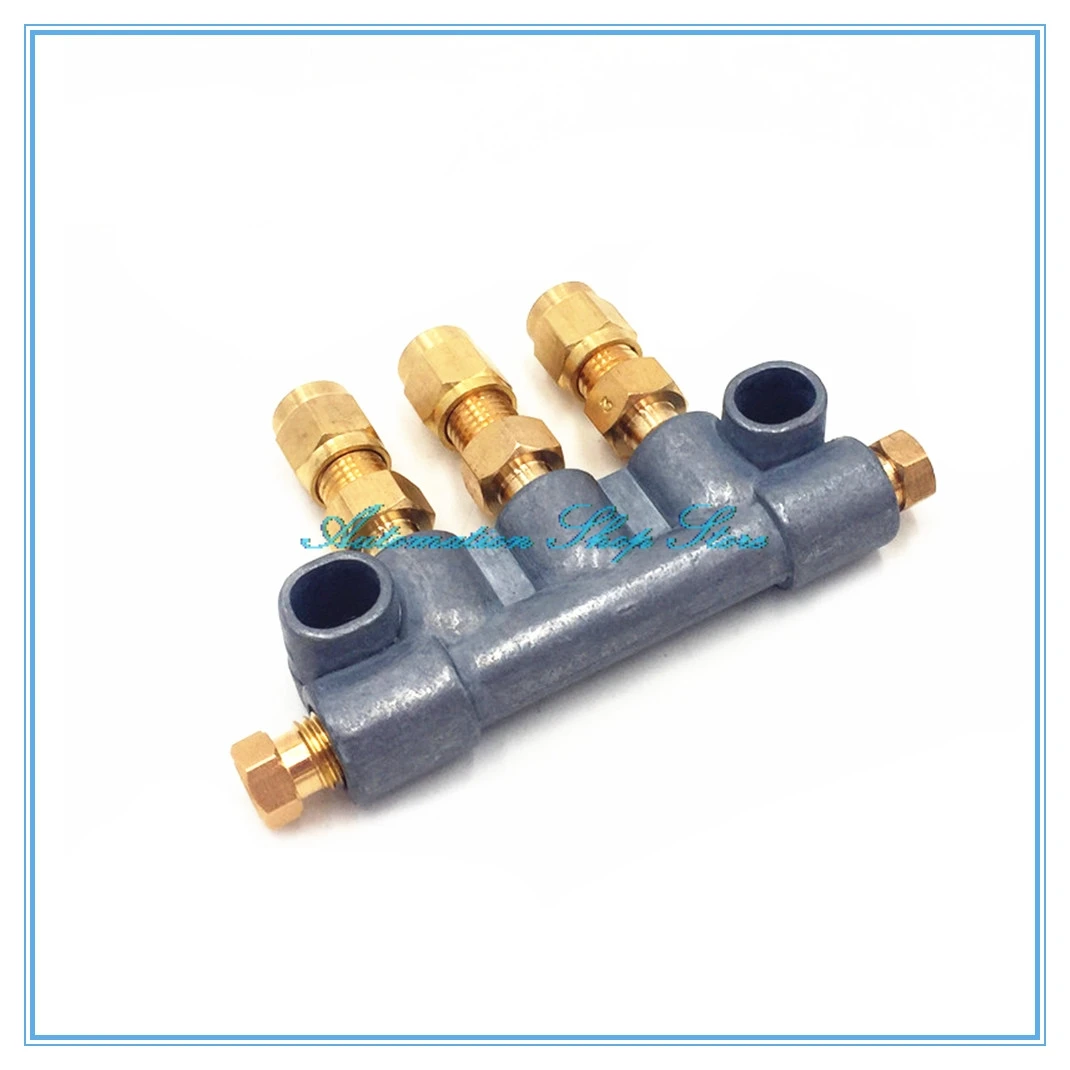 4mm Tube A Type volume adjustable Oil Distributor/seperator valve/divider for centralized lubrication/Unidirectional gauge