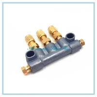 4mm tube a type volume adjustable oil distributorseperator valvedivider for centralized lubricationunidirectional gauge
