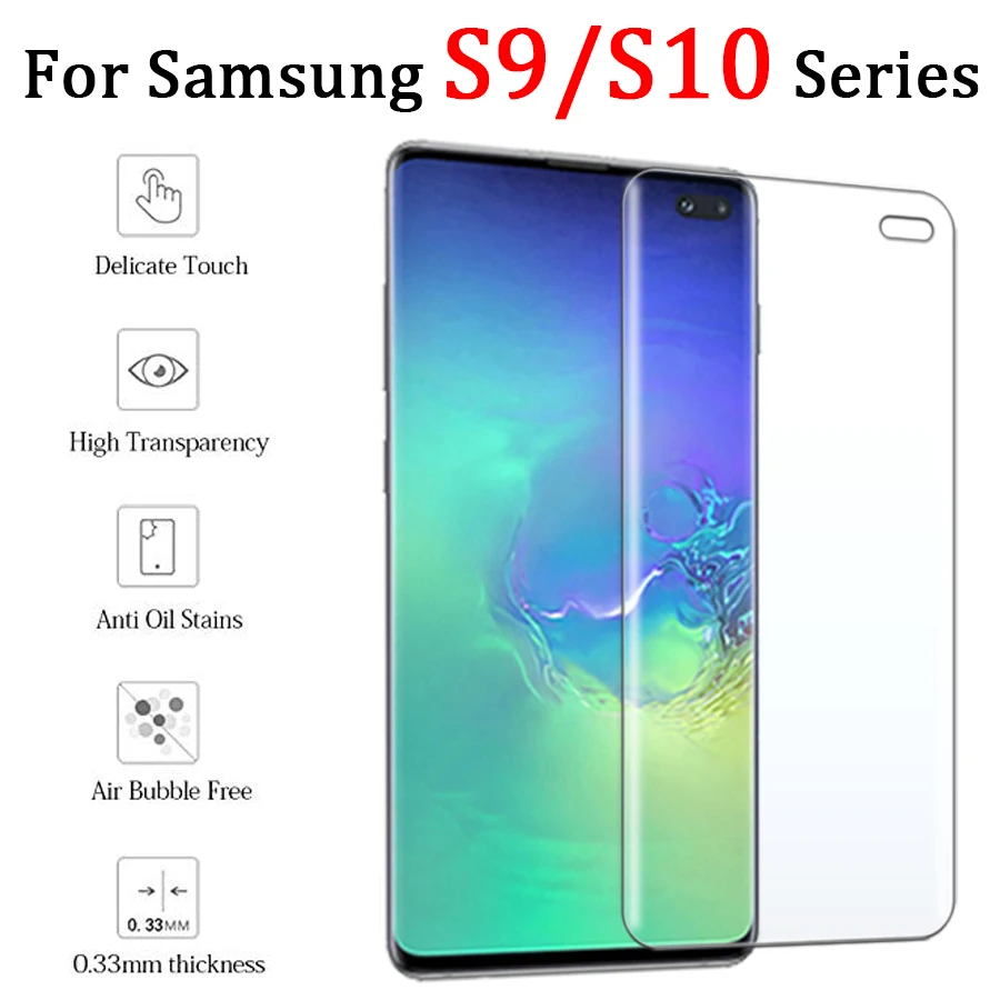 Защитная пленка для экрана samsung galaxy s10 plus tpu tremp verre hydrogel s9 s10e s10plus lite light s 9 10