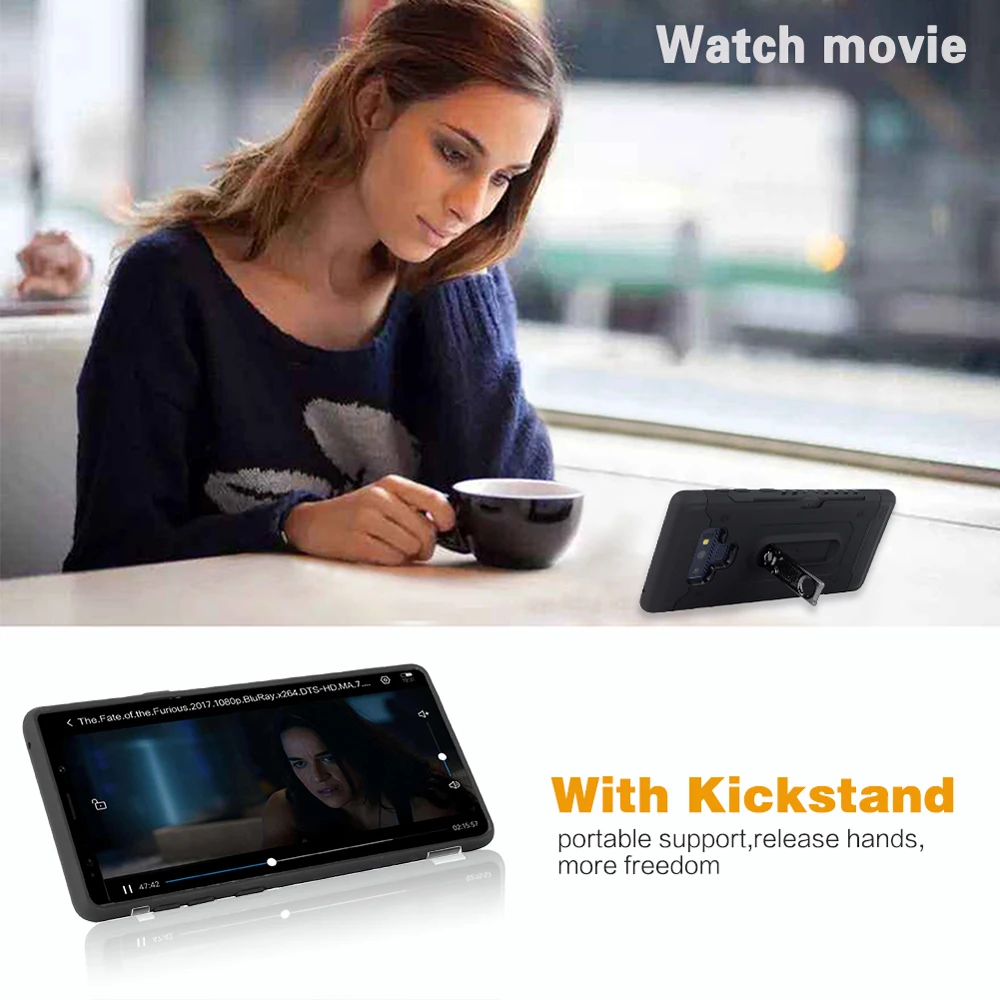 Прочная крышка защитный чехол для телефона samsung Galaxy Note 8 9 SM N950 N960 N950F N960F Note8 Note9
