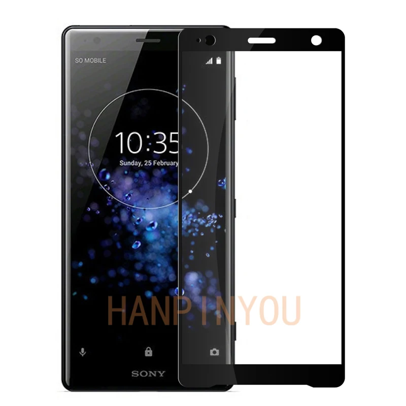 Для Sony Xperia XZ2 H8216 H8266 H8276 5 7 "новая твердость 9H 2.5D полное покрытие закаленная