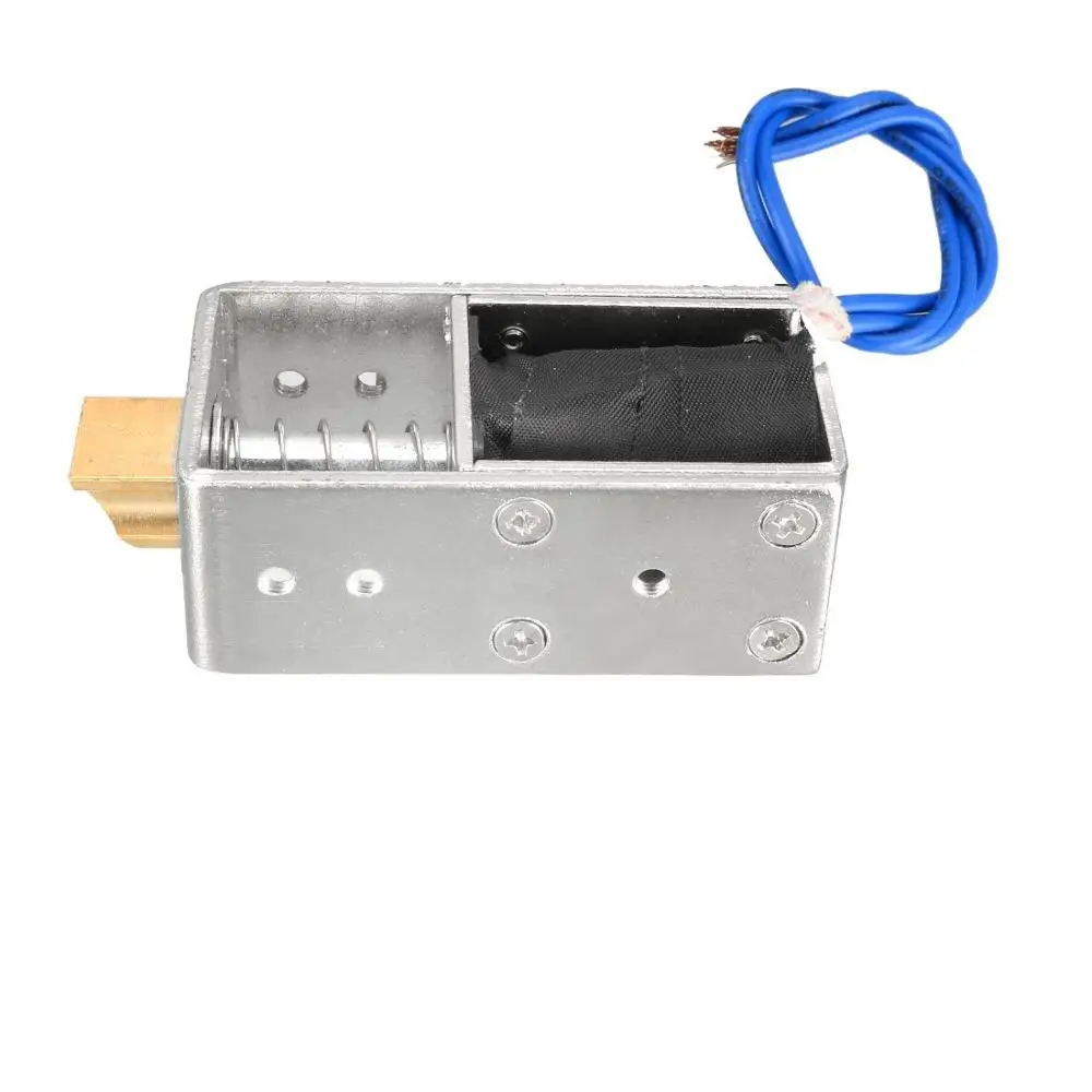 JF-S1670DL DC 12V / 24V 400mA 40N 10mm Pull Type Open Frame Linear Motion Solenoid Electromagnet | Обустройство дома
