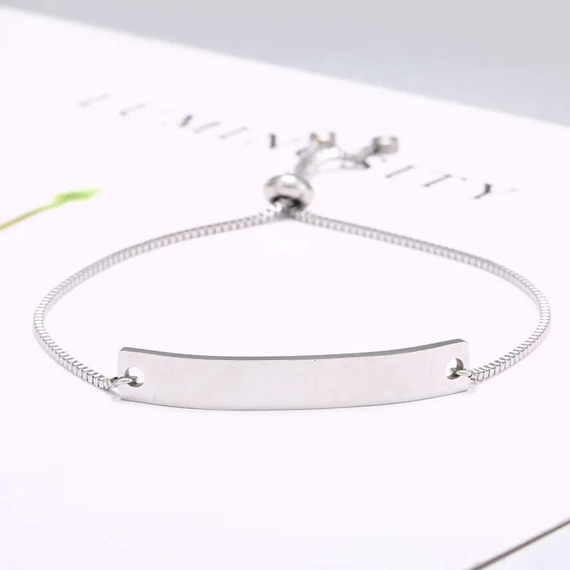 Модные женские браслеты MYLONGINGCHARM с надписью или именем на заказ регулируемая