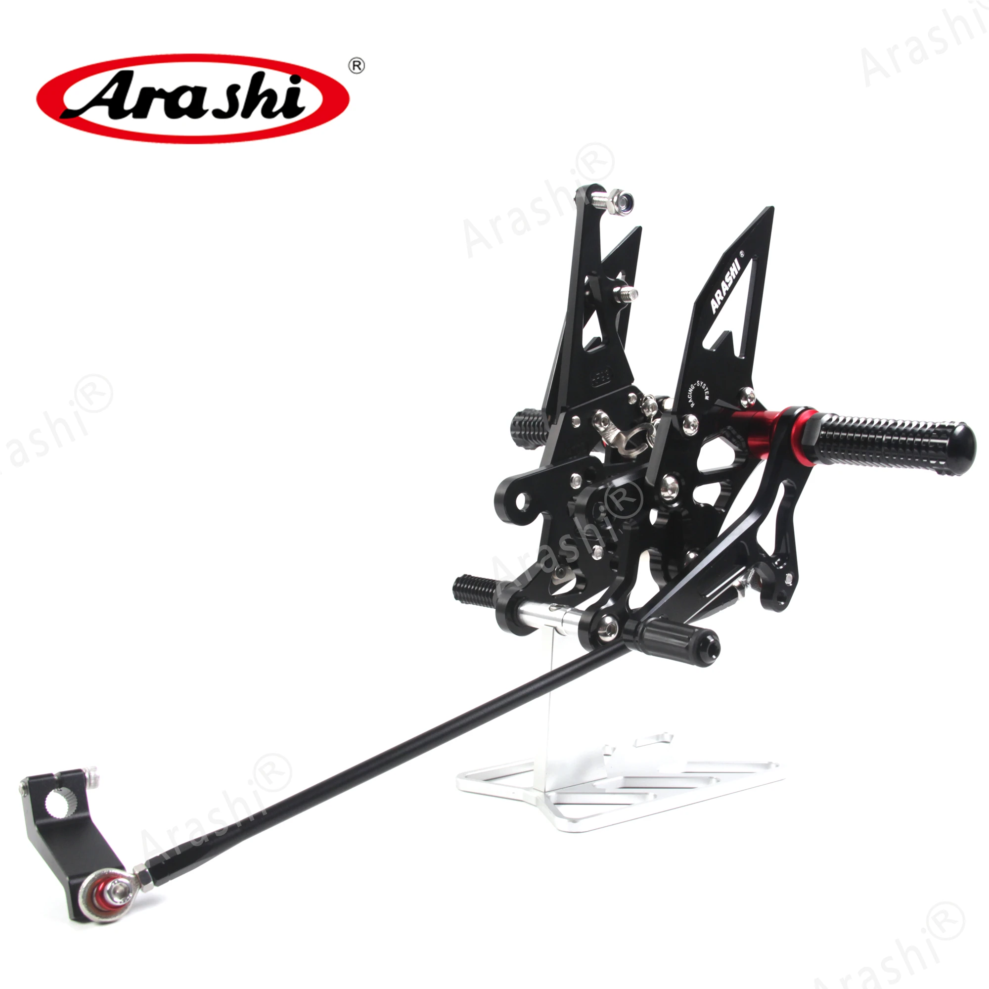 

Подножки Arashi для YAMAHA FZ8 FZ 8, 800, 2010, 2011, 2012, 2013, Регулируемые подножки с ЧПУ без ABS, подножки для райдера, задний комплект, подножка FZ1
