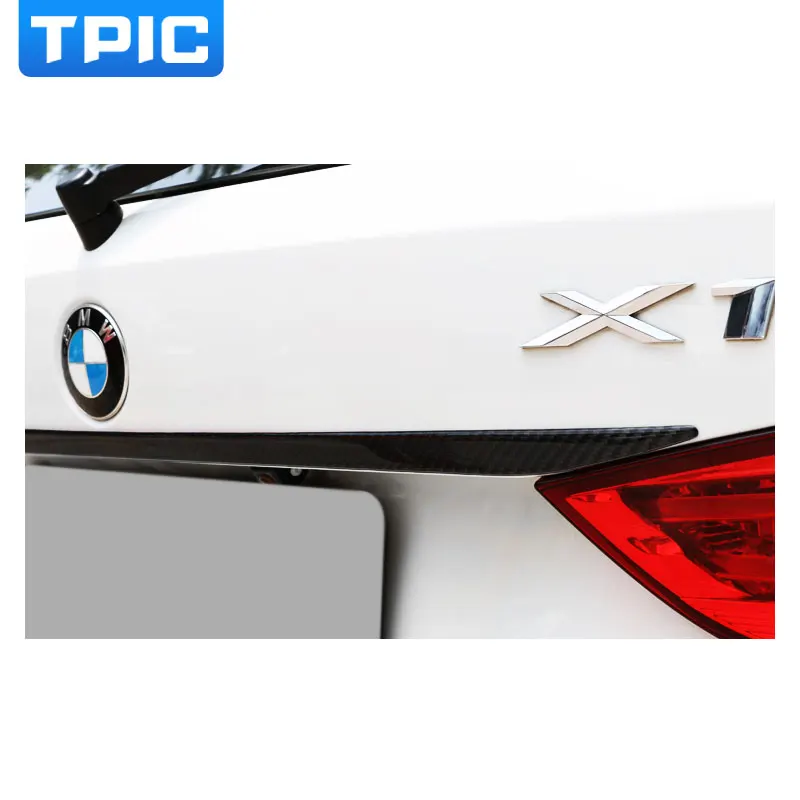 Карбоновая отделка на заднюю крышку багажника для BMW X1 E84 2011 2015|car styling|for bmwcar accessories