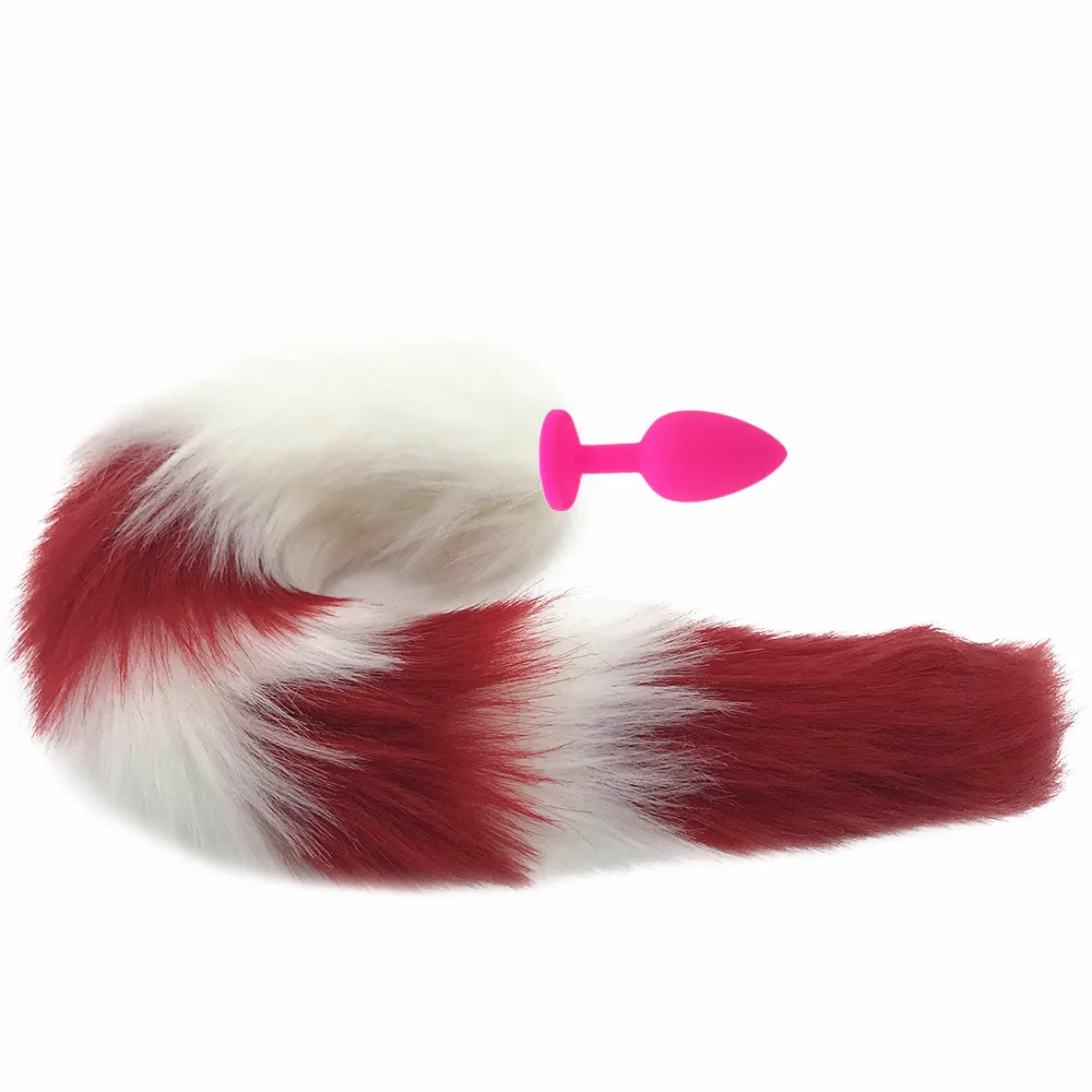 Секс игрушка забавная Любовь Искусственный кроличий хвост Анальная пробка