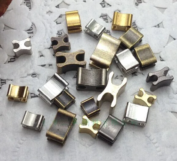 Серебряный Цвет #5 металлическая молния головка коробка Молния фиксатор вставки