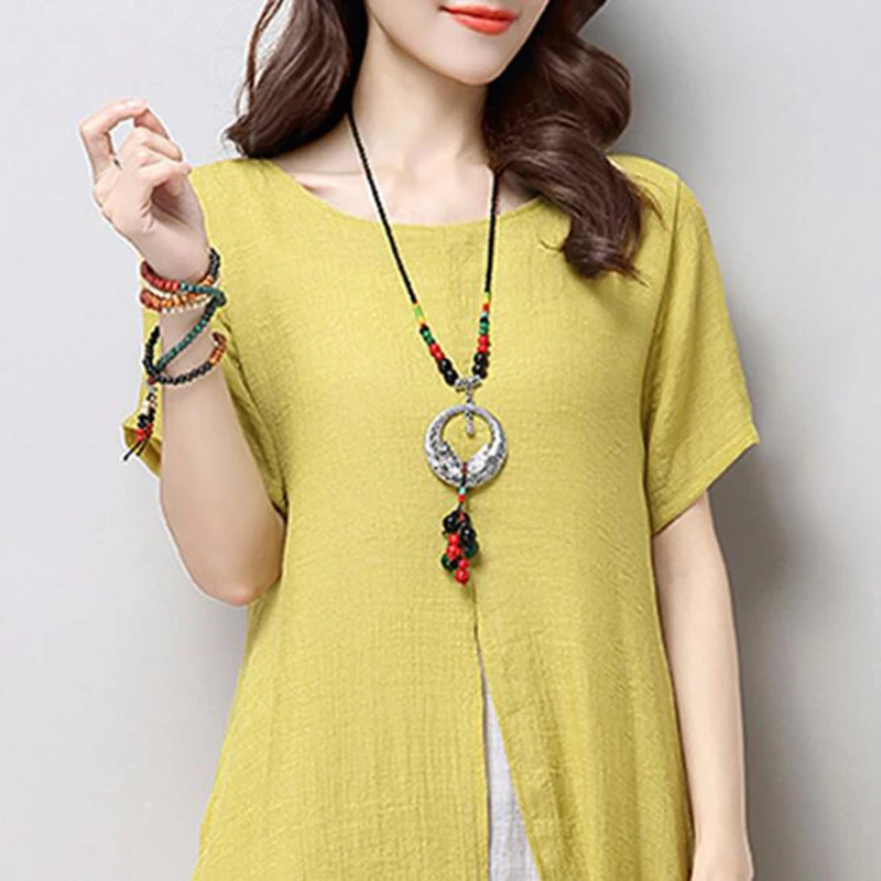 Новинка 2017 летнее стильное платье винтажное женское хлопковое льняное с