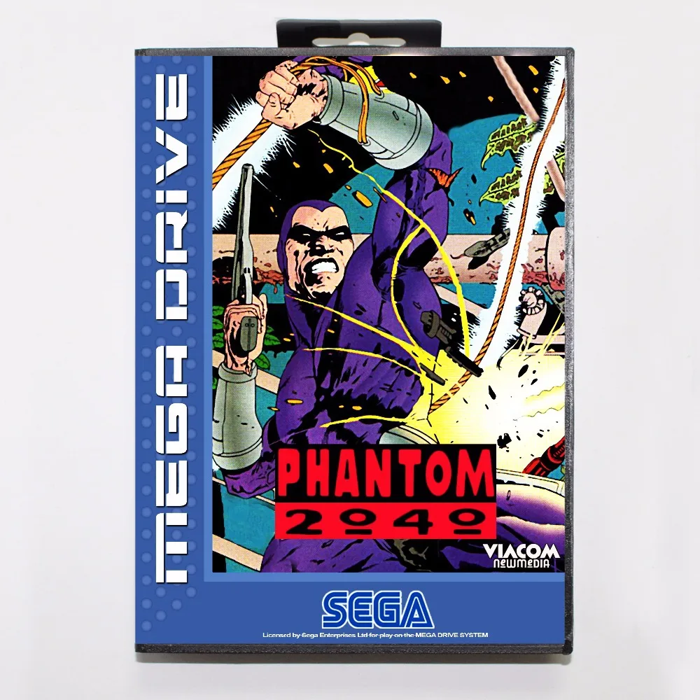

Игровой картридж Phantom 2040, 16 бит, игровая карта MD с розничной коробкой для Sega Mega Drive для Genesis