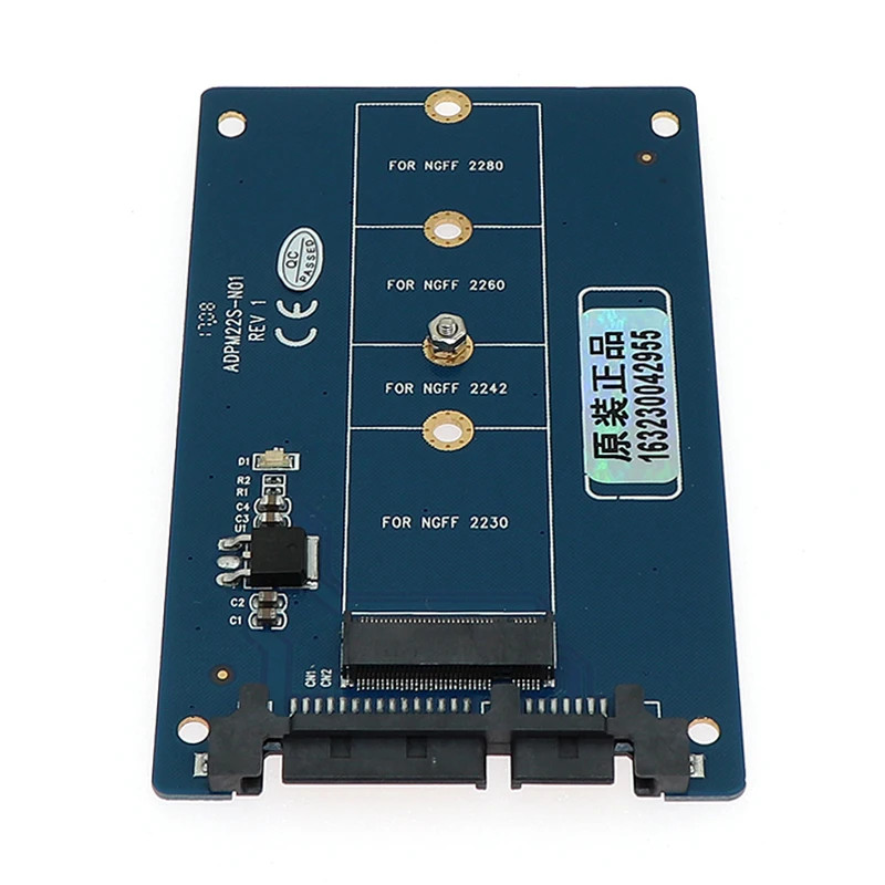 Оптовая продажа адаптер преобразователя B Key Socket M.2 NGFF (SATA) SSD к адаптеру 2 5 SATA |