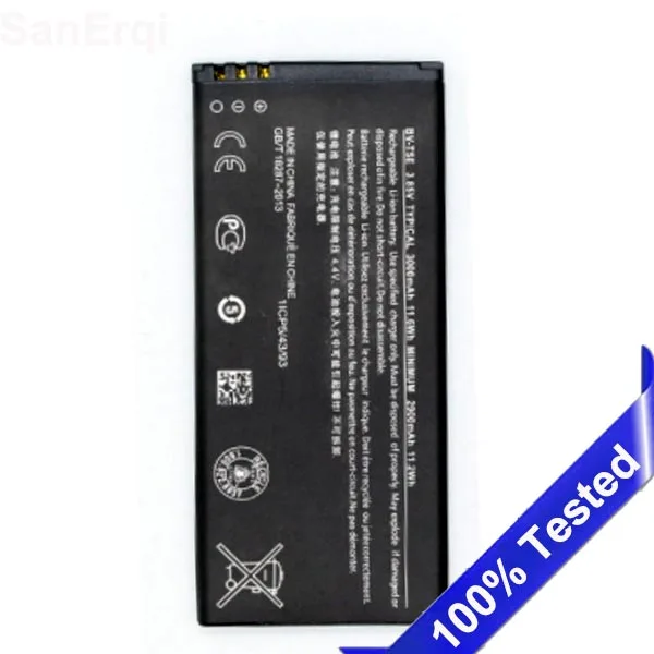 Для Microsoft Lumia 950 аккумулятор BV T5E BVT5E RM 1104 110 McLa 3000mAh Высокое качество|Аккумуляторы