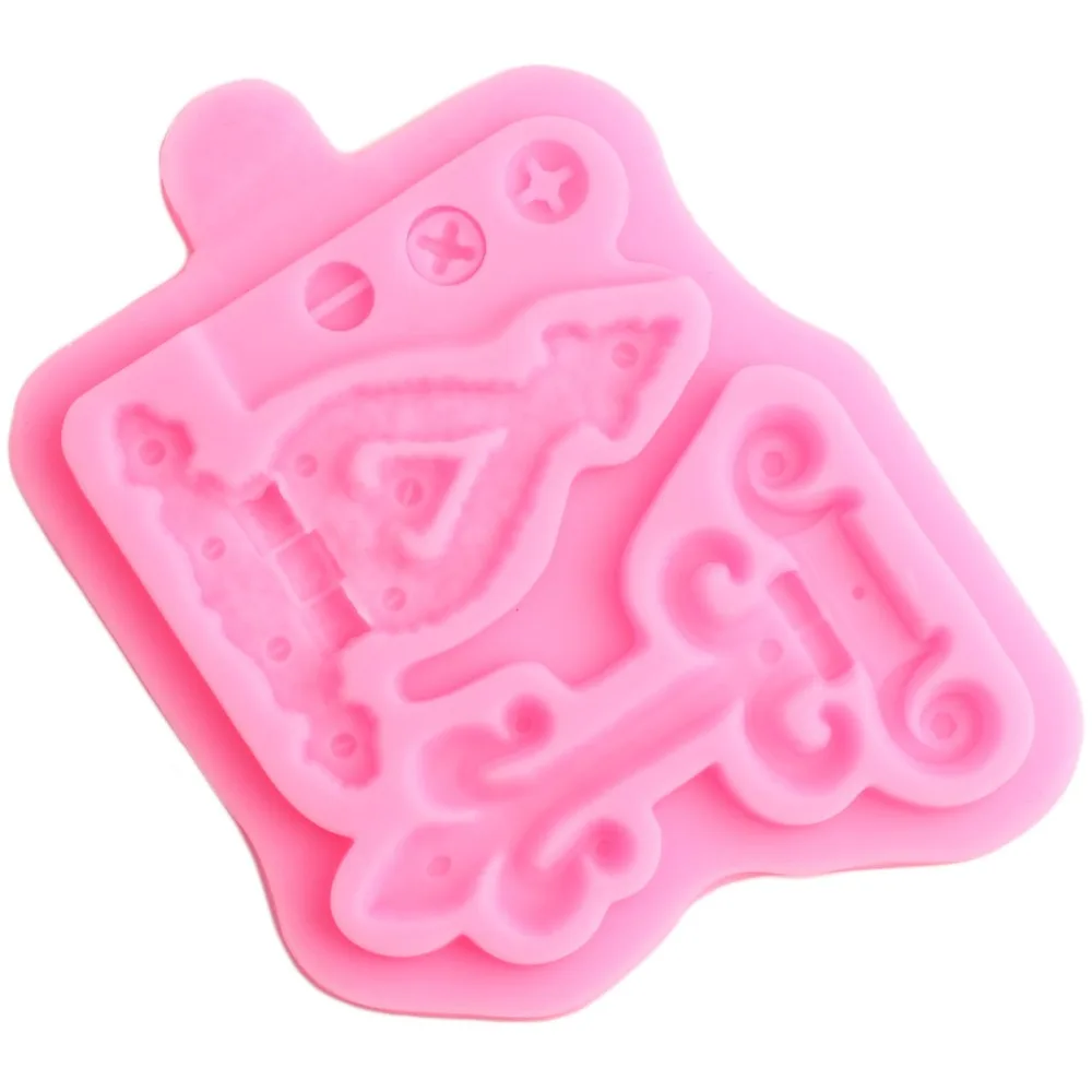 3D петли винты силиконовые формы для приготовления конфет помадки DIY шоколадные