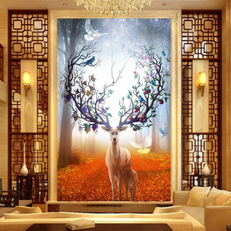 Набор для вышивки GoldenPanno крестиком из хлопка и шелка с принтом животных растений 9