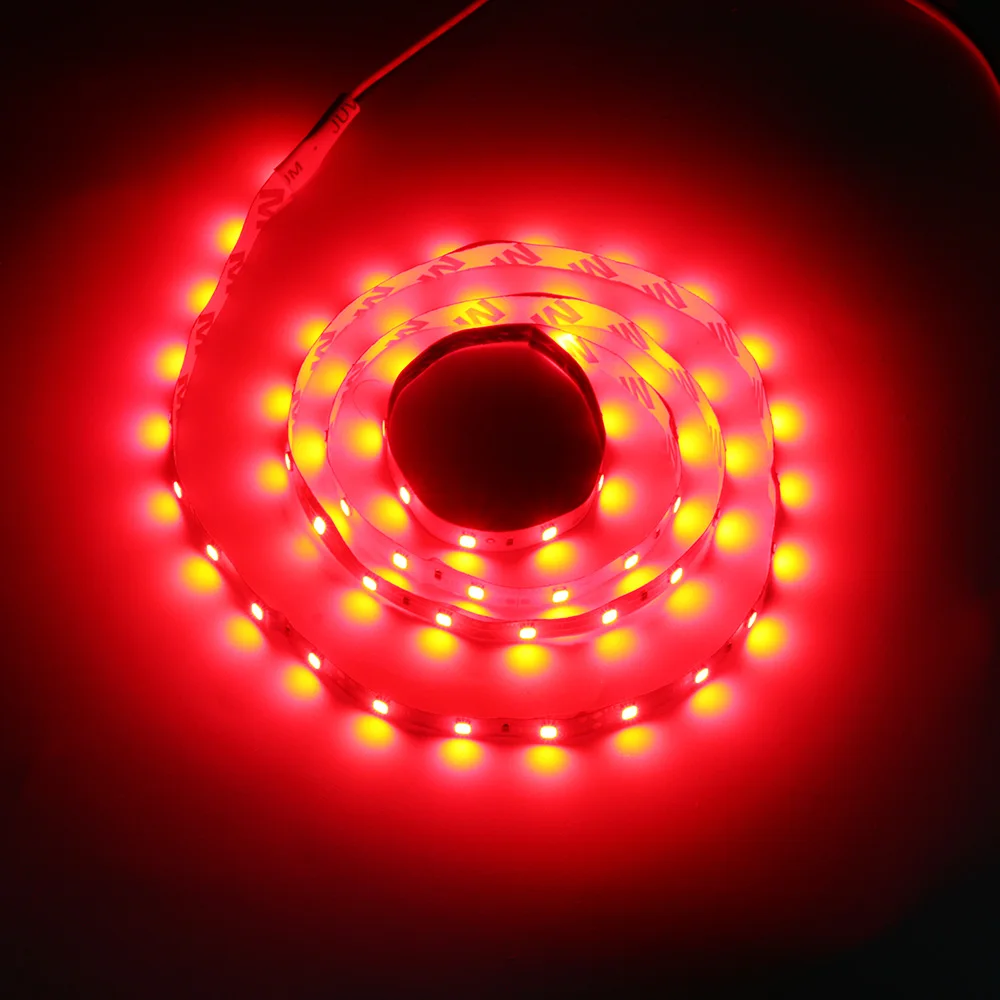 1 шт. 2835 SMD Гибкая светодиодная полоса освещения 12 В постоянного тока задний план