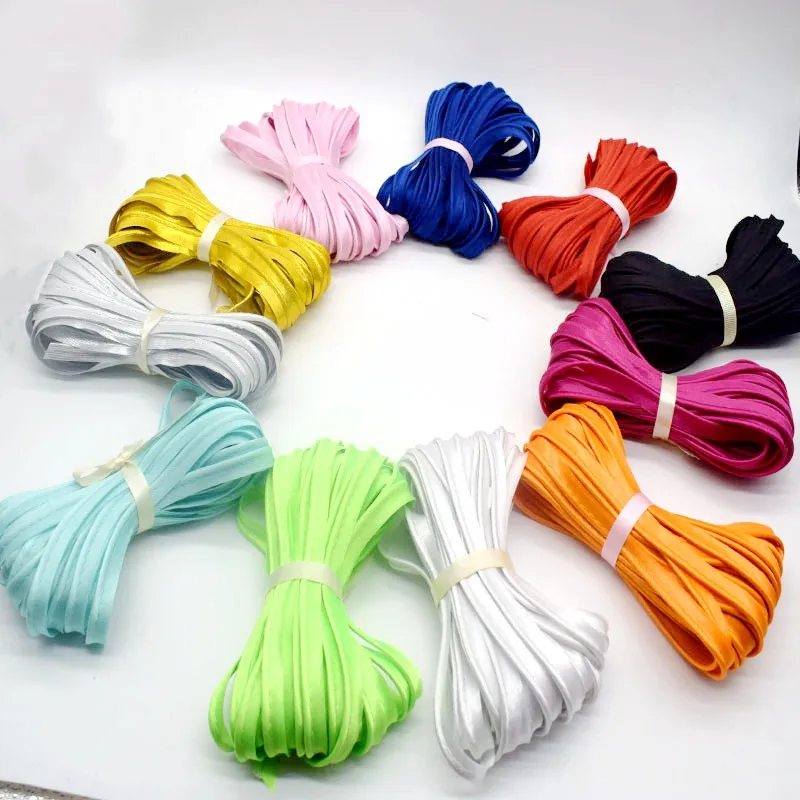 Полиэфирная атласная уклонистая лента шириной 10 мм для рукоделия аксессуары