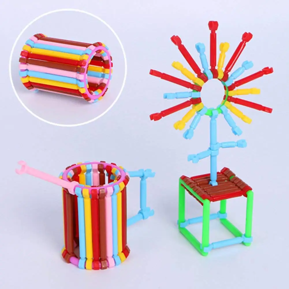 Собранные Diy игрушки смарт палка пластиковые строительные блоки головоломка