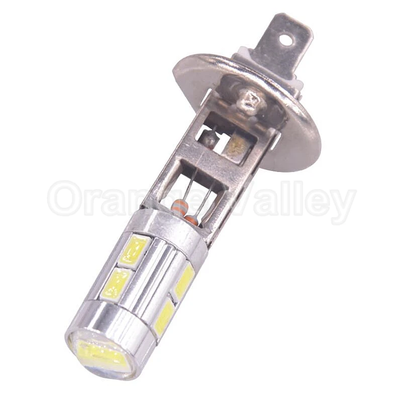 2 шт. энергосберегающие H1 5630 SMD 10 светодиодный Авто Противотуманные фары лампы Супер яркий белый DC 12 В