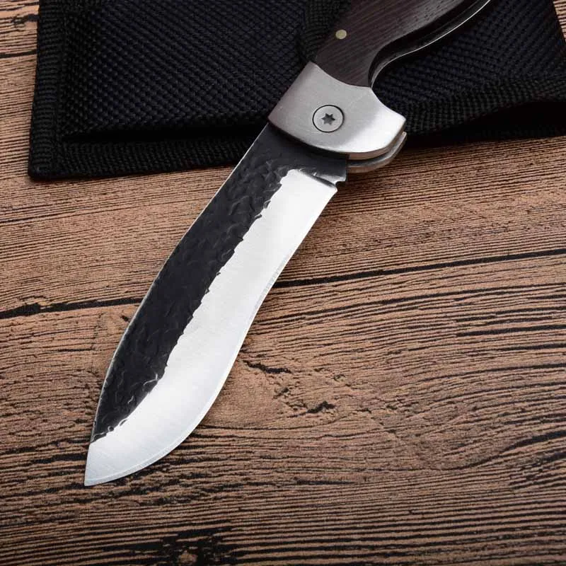 21 см(8,5 '') Тактический складной нож с цветной деревянной ручкой Duanda blade походные карманные ножи для выживания Инструменты для охоты на открытом воздухе ножи