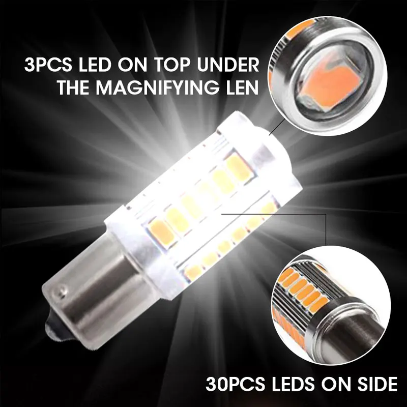 ROADOT 2 шт. 1156 BA15S P21W 33 SMD 5630 Светодиодный автомобиль резерв свет двигатель Тормозная