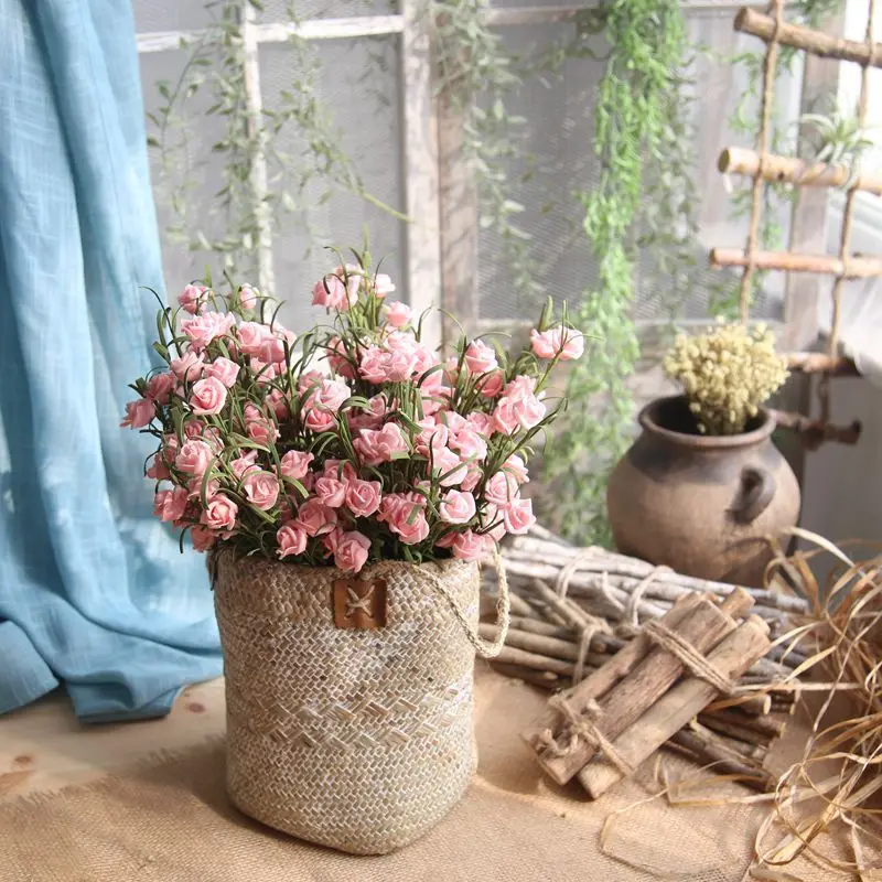 Искусственный цветок PE Роза Флорес садовые украшения растения искусственные