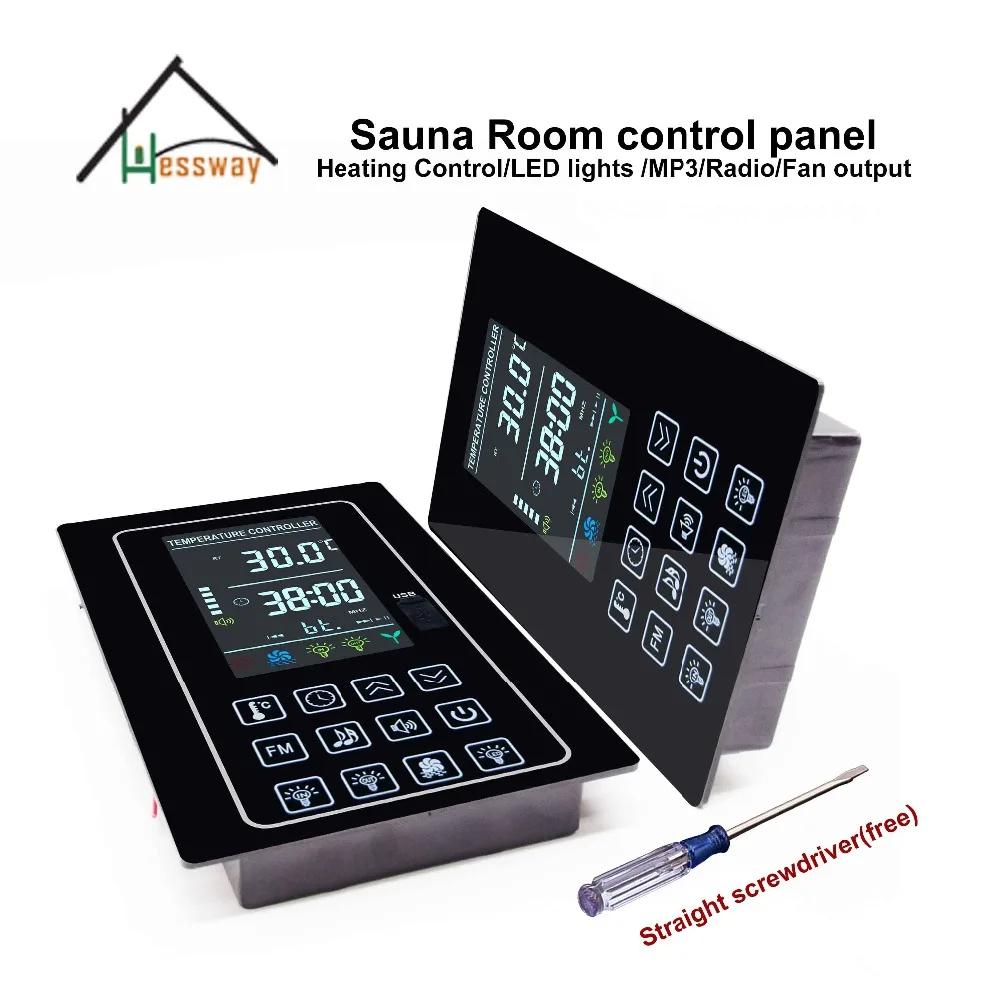 110V 220V Multi-Function Sauna Room Temperature Controller with AUX Output LED or Oxygen Bar | Инструменты