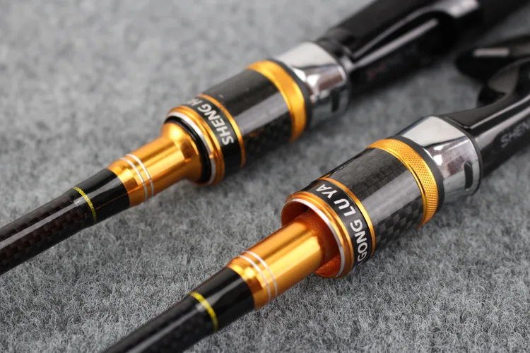 2.1 meters M/ MH two tips lure rod Striped bass Culter rod high-carbon rod casting handle and spining handle grip lightning rod