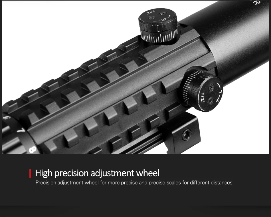 BEC 3-9X28 Красный Крест прицел тактический оптика Riflescope Fit 20 мм рельсы винтовки прицелы для охоты