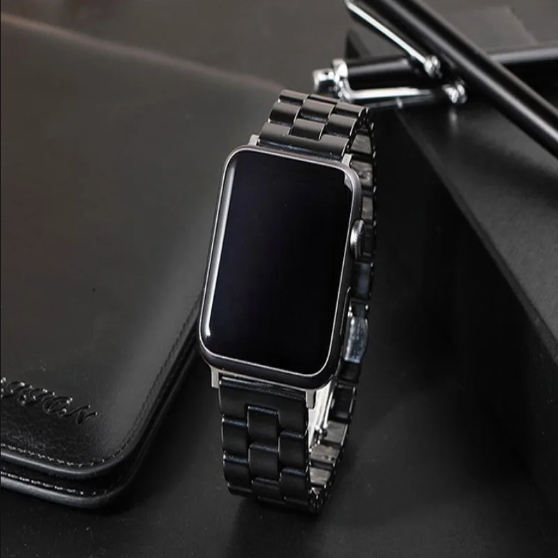 Стильный применимый Apple Watch керамический ремешок часов Quick Release Bar наручные часы ремешок Белый Черный часы ремень не выцветает 38 мм 42 мм