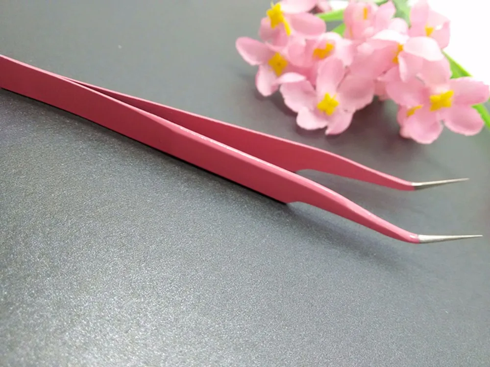 2 Pieces High Quality Seeashine Eyelash Vetus Tweezers Eyebrow Tweezer Stainless Steel for Lashes Extension Tools Free Shipping | Красота и
