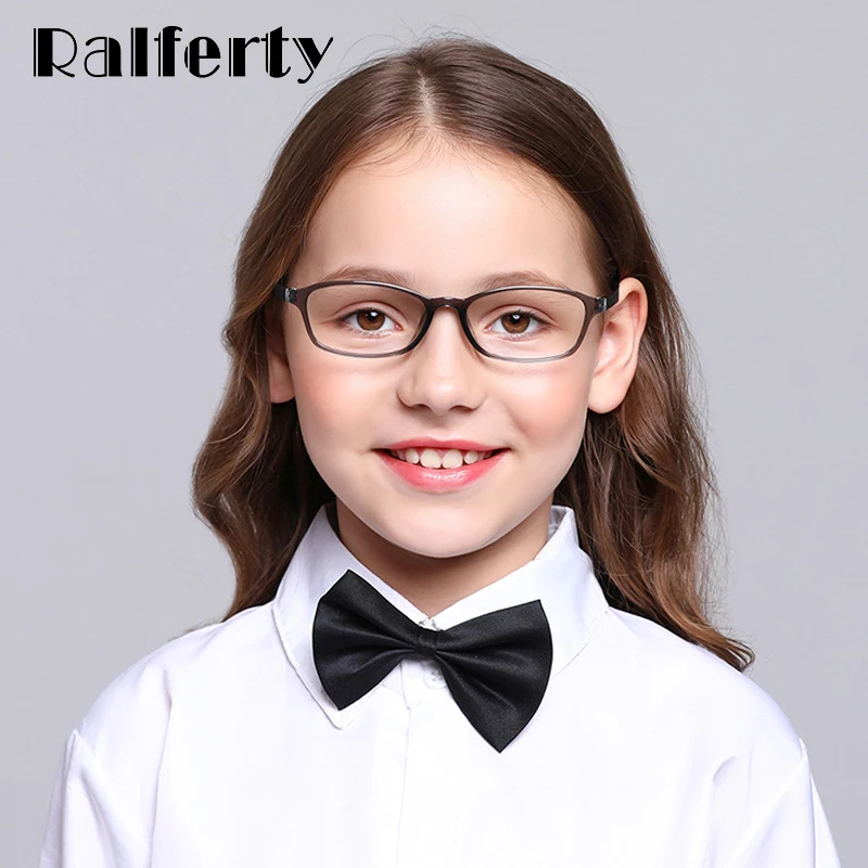 Ralferty Anti Blue Light glass es рамка для детских очков ребенок TR90 компьютерный игровой радиационный защитные очки близорукость стекло K28071