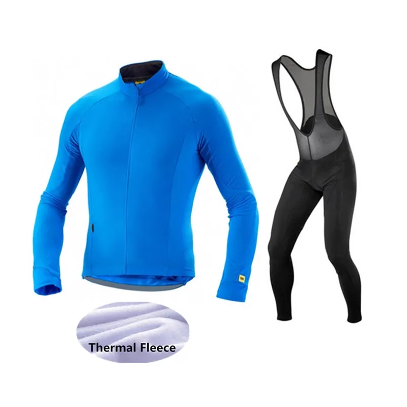 MAVIC мужской зимний термальный флисовый комплект для велоспорта Maillot Ropa Ciclismo