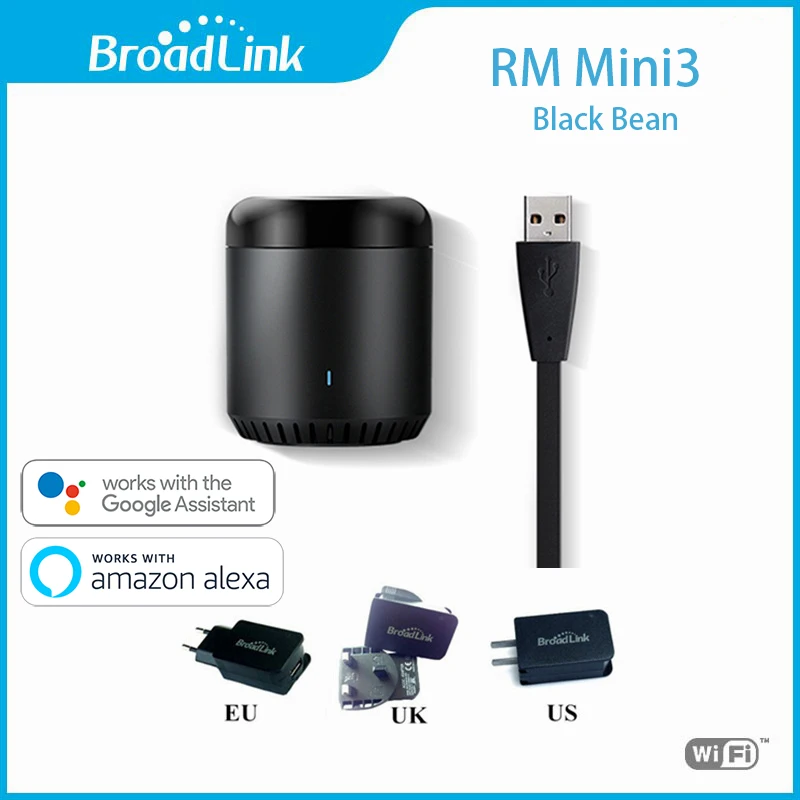 Фото Broadlink RM Mini3 Универсальный Интеллектуальный WiFi/IR/4G умный пульт дистанционного