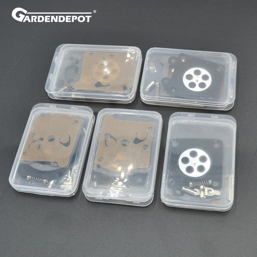 5 комплект карбюратора ремонт прокладка для Husqvarna 50 51 55 бензопилы части|Детали