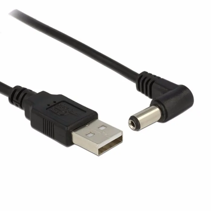 Штекер USB 2 0 типа А под прямым углом 90 градусов 5 5x2 1 мм в постоянного тока штекер