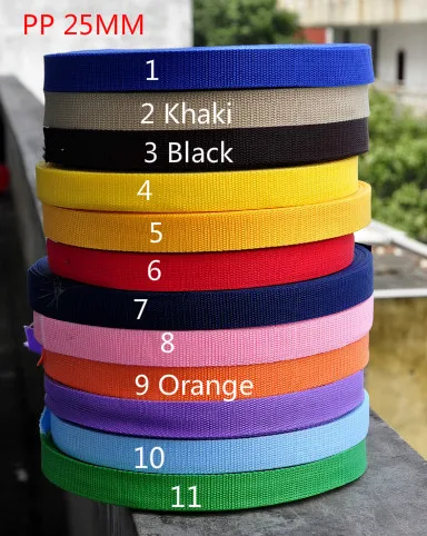 Нейлоновый ремешок 1 дюйм 5 ярдов 2 см 11 цветов|nylon strap webbing|strap webbingwebbing ribbon |